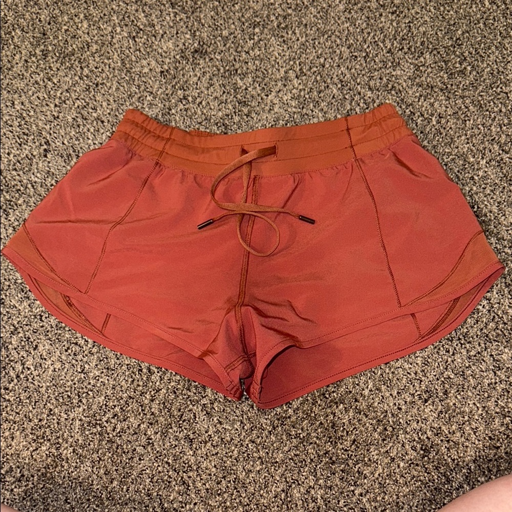 Red CRZ Yoga Running Shorts